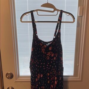 Torrid Black Dress with Floral Accents